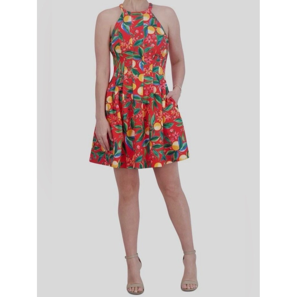 Vince Camuto Bright Red Summer Dress - Picture 1 of 6